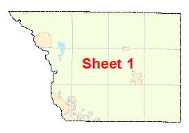 Benton County image map with link to county map