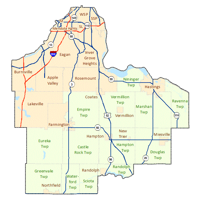 St. Paul Map, Minnesota - GIS Geography