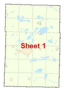 Kandiyohi County image map with link to county map