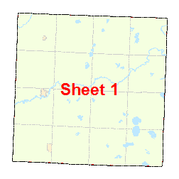 Mahnomen County image map with link to county map