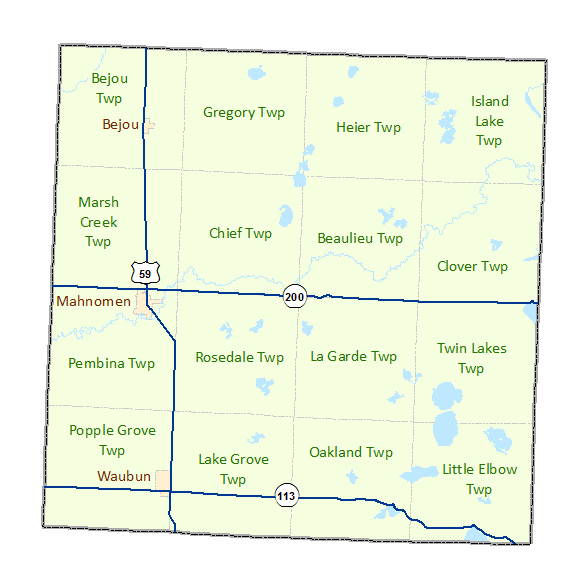 Mahnomen County Maps