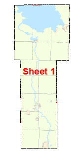 Mille Lacs County image map with link to county map