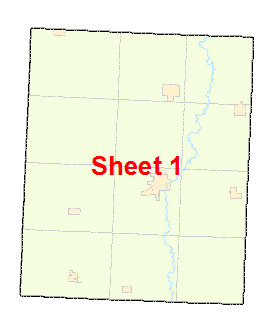 Rock County image map with link to county map