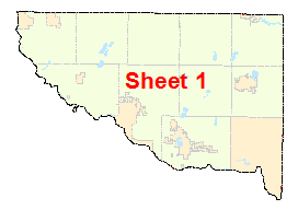 Sherburne County image map with link to county map