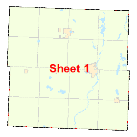 Stevens County image map with link to county map
