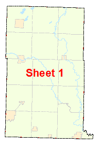 Wadena County image map with link to county map