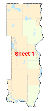 Washington County image map with link to county map