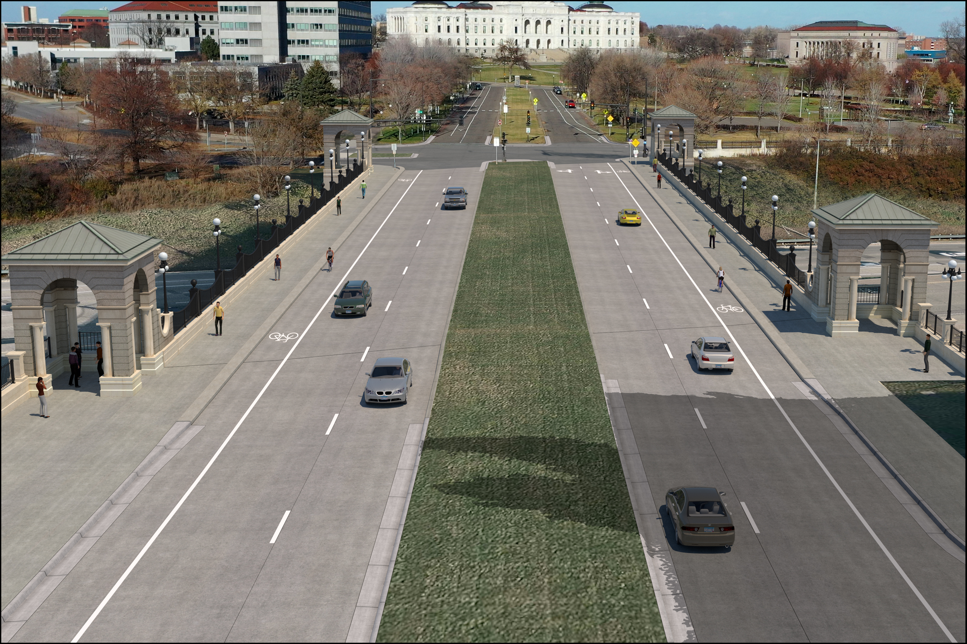 John Ireland Boulevard Bridge proposed view