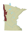 Location of Red River Prairie