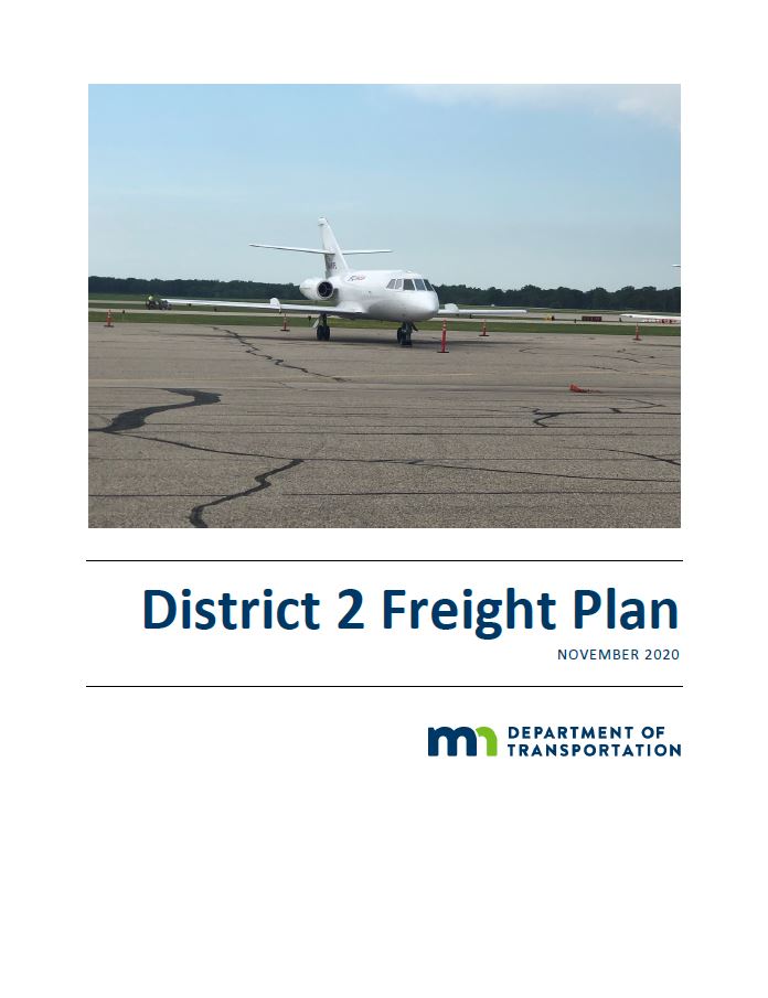 District 2 Freight plan cover page