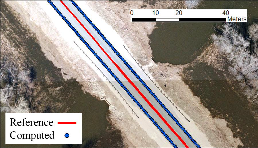 Development of a Sensor Platform for Roadway Mapping: Part B - Mapping the Road Fog Lines