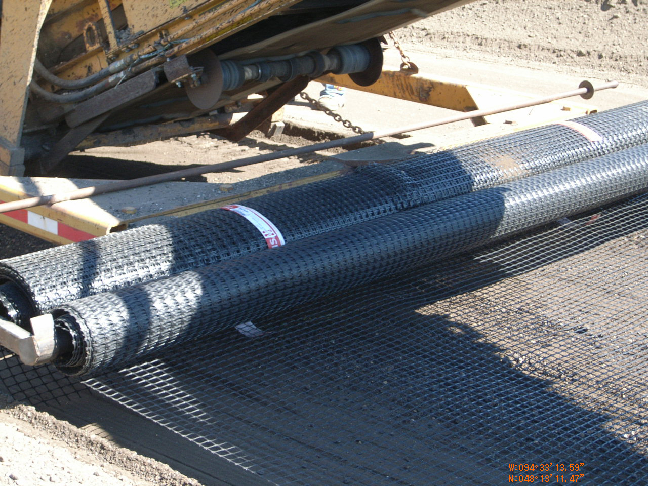 Geogrid rolls