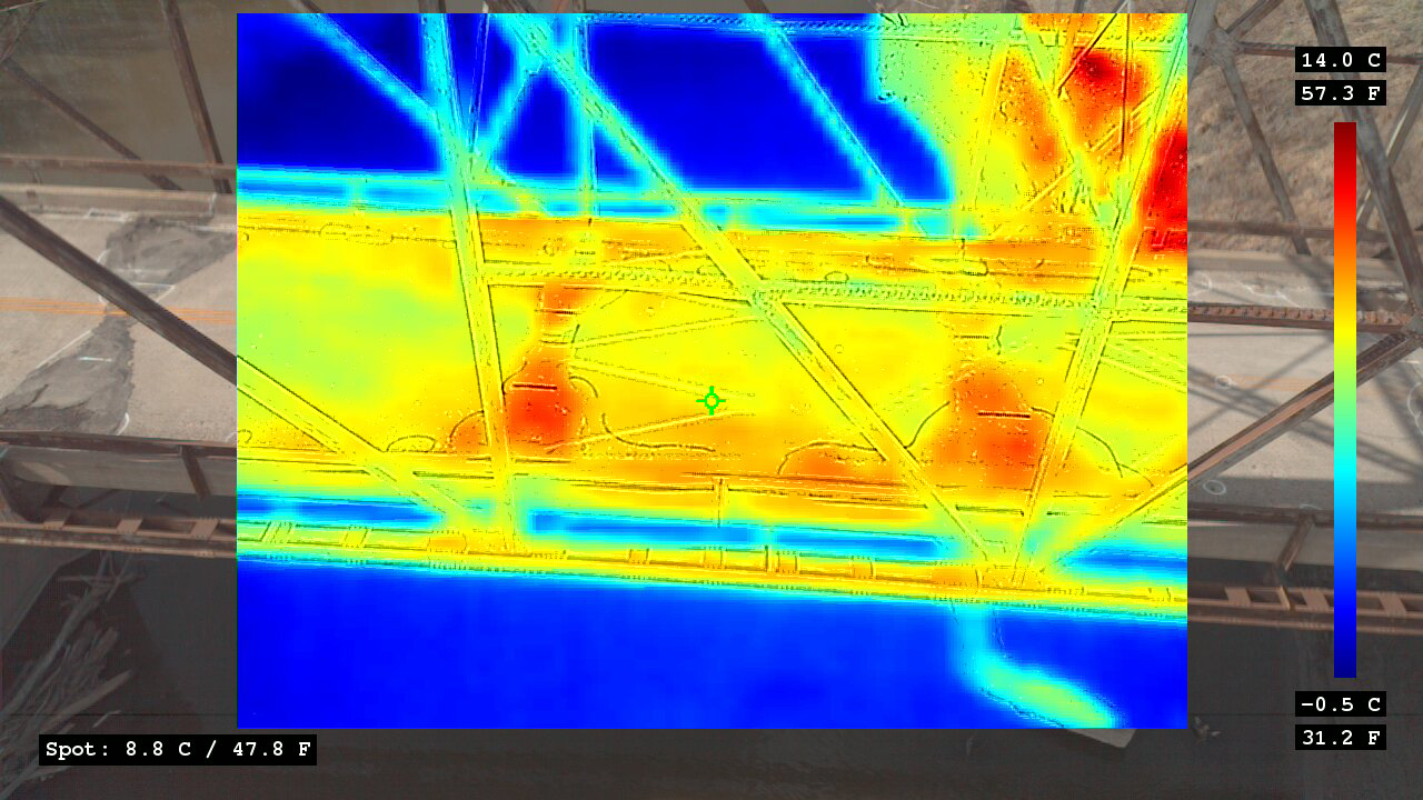 Drone infrared image