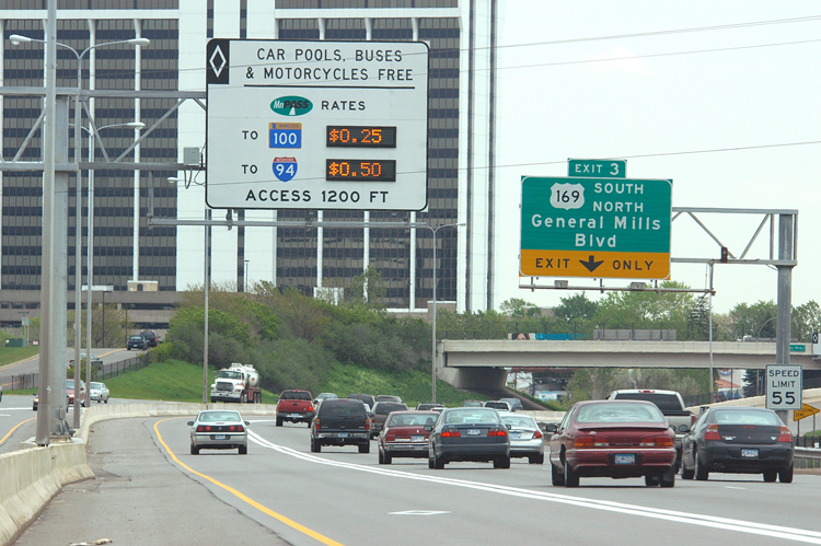 MnPASS lanes are managed lanes that offer buses quicker access to downtown.
