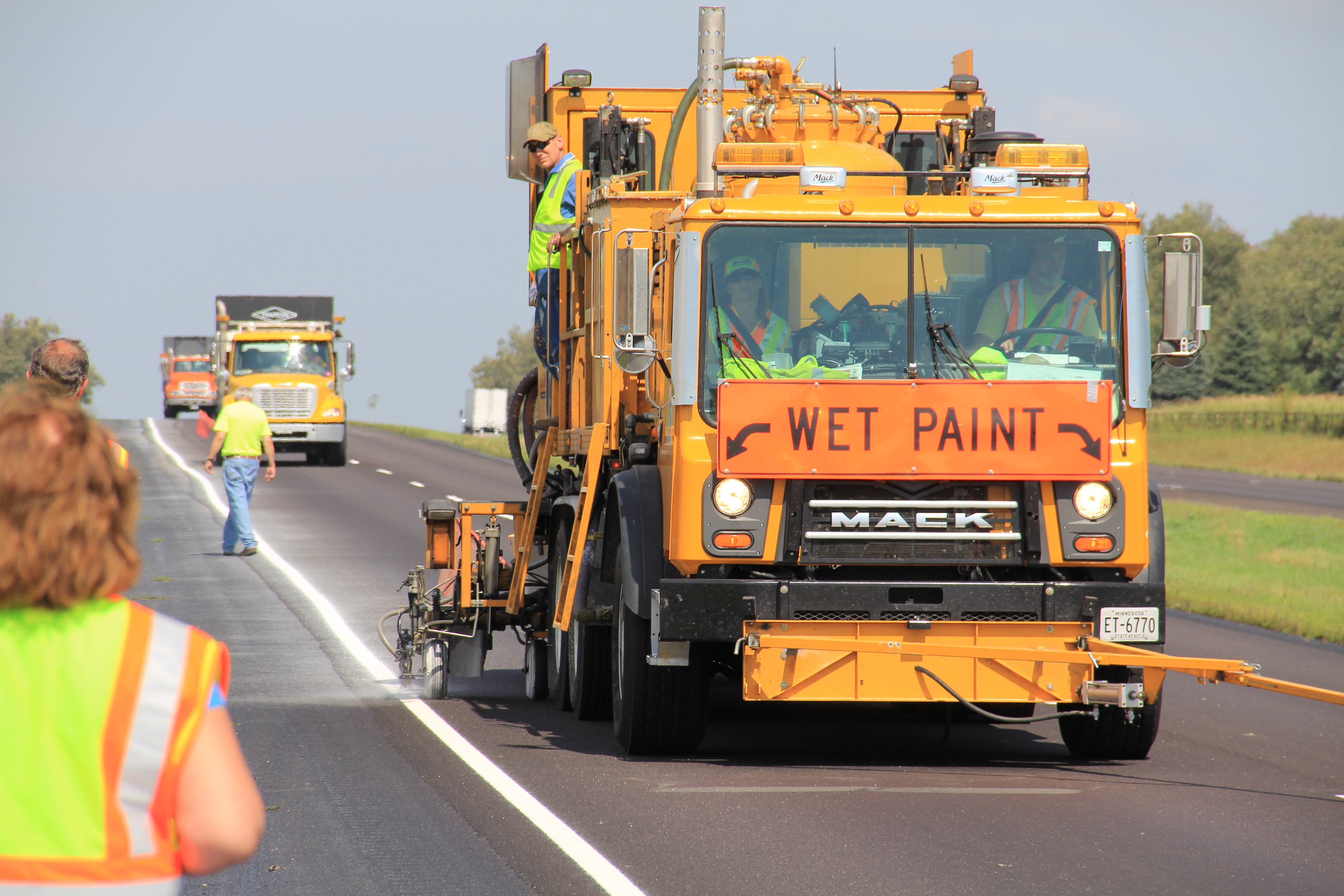 Pavement marking is one area in which road managers can begin preparing for the needs of large CAV vehicle fleets.