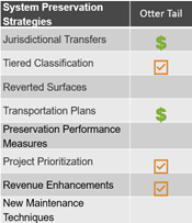 List of system preservation strategies