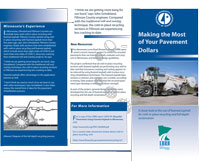 Making the Most of Your Pavement Dollars Brochure Cover