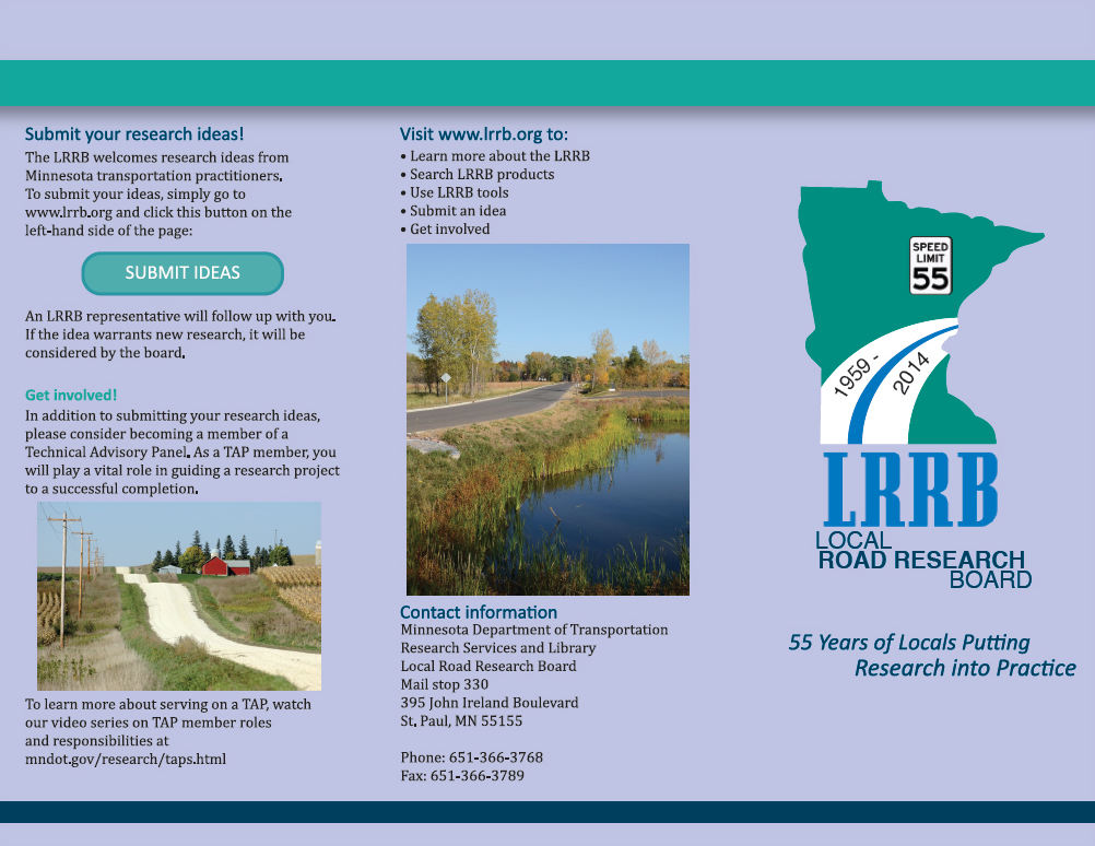 Local Road Research Board Brochure Cover