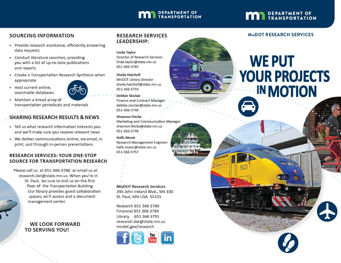 We Put Your Ideas in Motion Brochure Cover