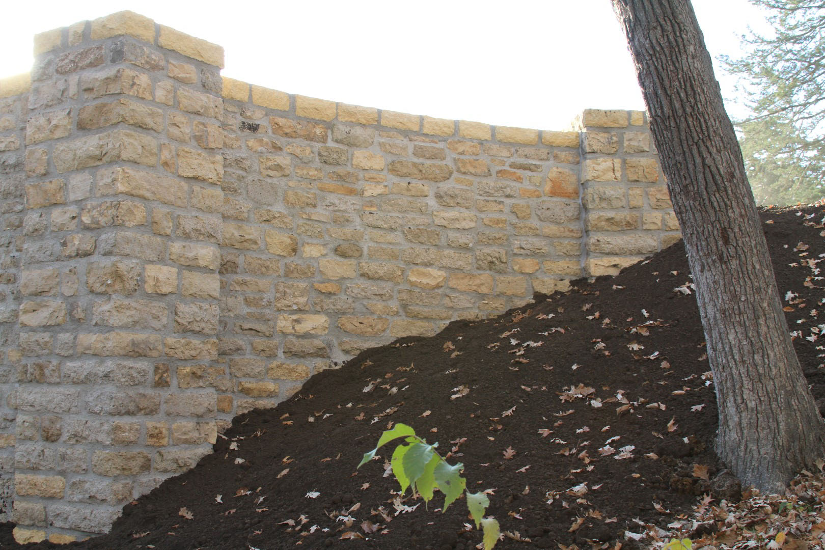 North Overlook West Wall Rehabilitated, 2015.
