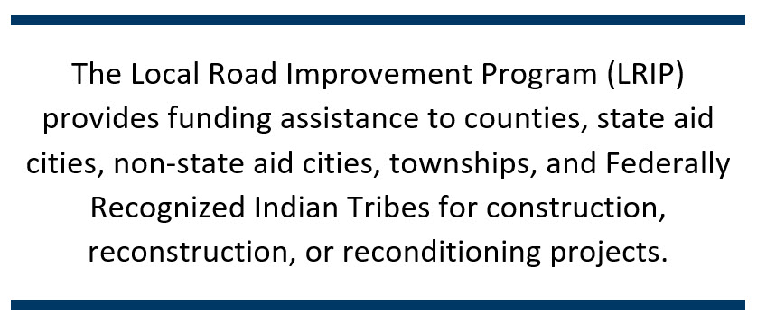 LRIP funding assistance text