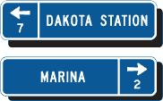 Specific Service signs example
