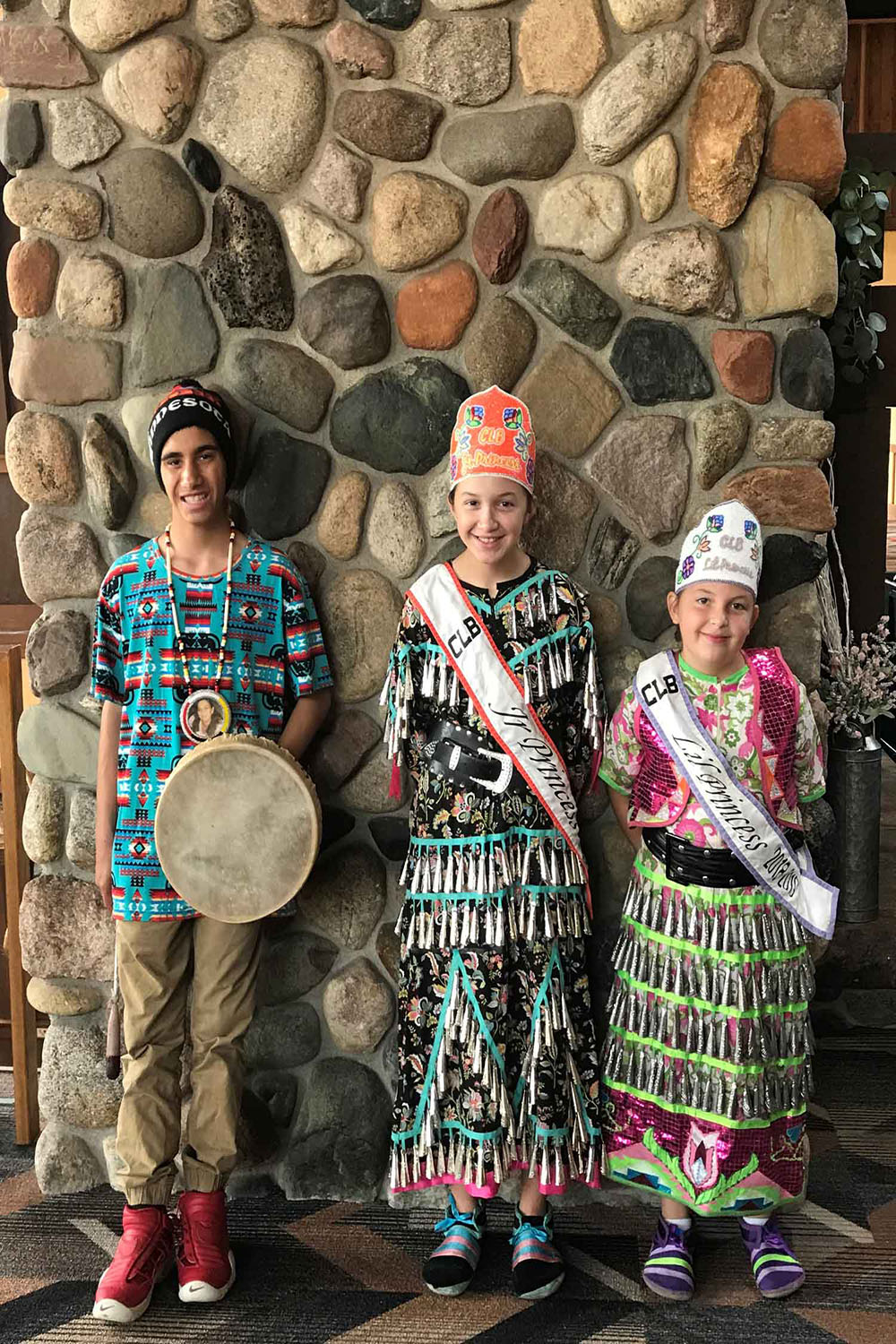 Jingle Dress Dancers and Drummer