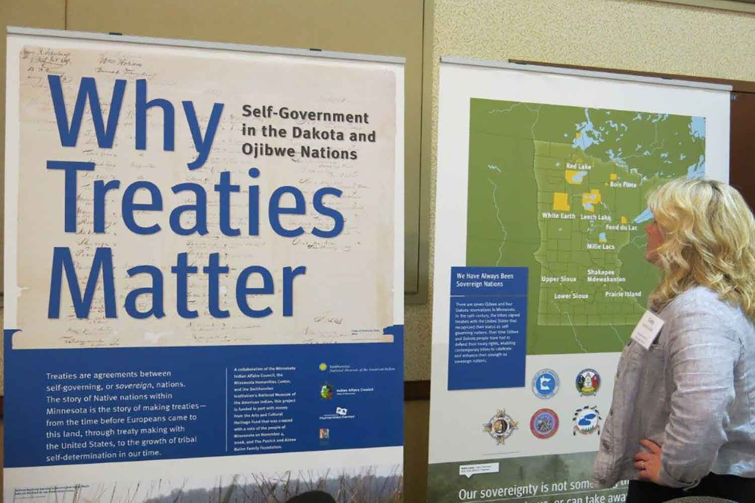 Why Treaties Matter Exhibit on display